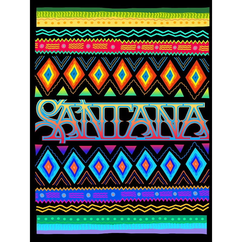 Πίνακας σε καμβά Santana